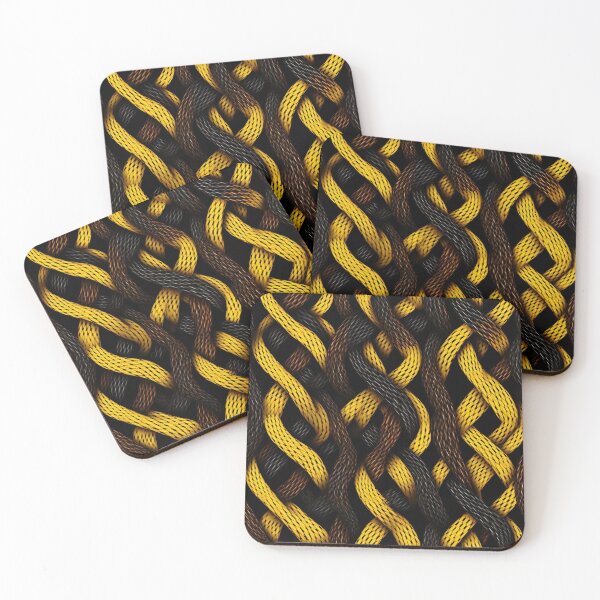 Item preview, Modern design in pop art style, reminiscent of cord loops and nets designed and sold by Pflugart.