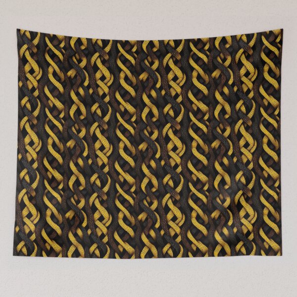 Item preview, Modern design in pop art style, reminiscent of cord loops and nets designed and sold by Pflugart.