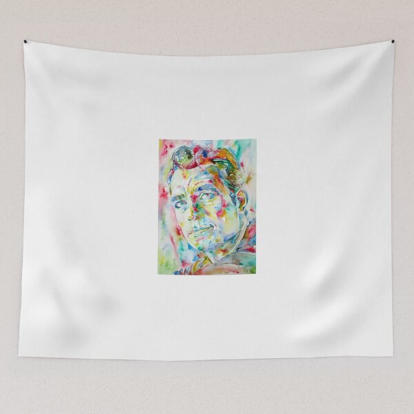 Item preview, JACK KEROUAC - watercolor portrait .1 designed and sold by lautir.