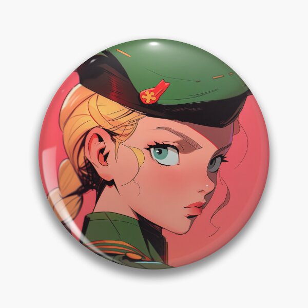Item preview, Pink Cammy Fan Art Inspired Army Anime Girl Character designed and sold by sμ (smew).