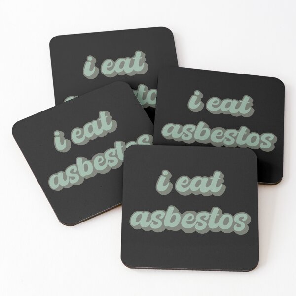 Item preview, I eat asbestos funny quote retro vintage designed and sold by rooocz.