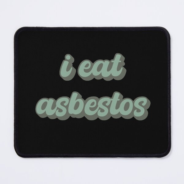 Item preview, I eat asbestos funny quote retro vintage designed and sold by rooocz.