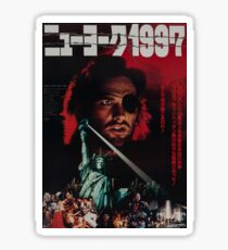 Escape from New York Japanese Poster Sticker