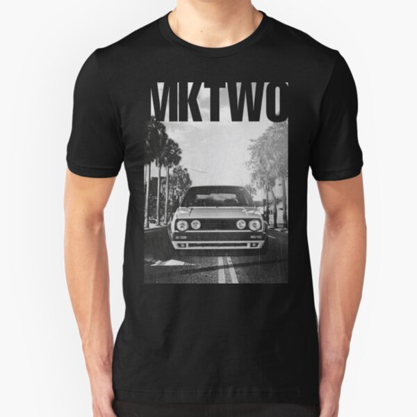 Golf 2 GTI MK2 & quot; Palm Beach & quot; Slim Fit T-Shirt