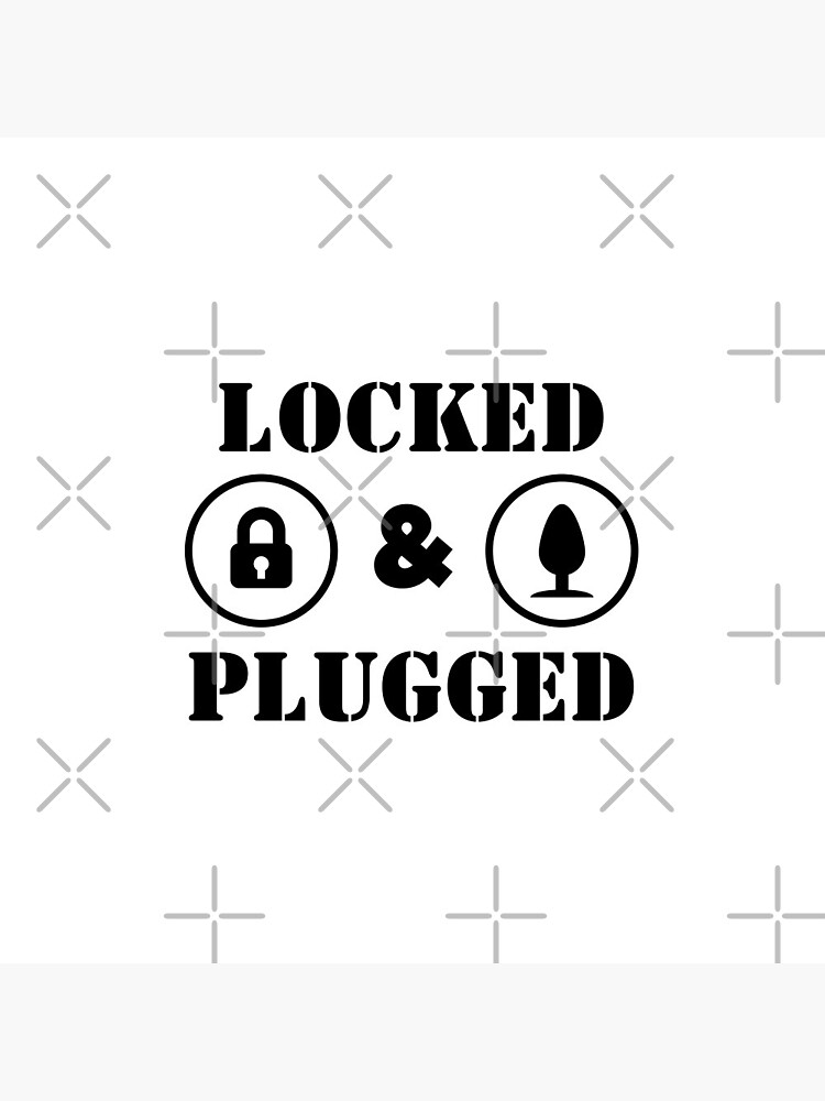 Locked and Plugged Sissy Chastity Locktober