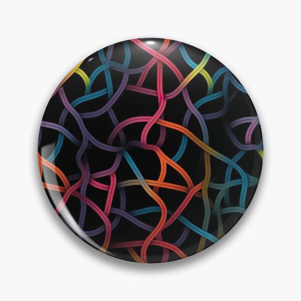 Item preview, Modern design in pop art style, reminiscent of cord loops and nets designed and sold by Pflugart.