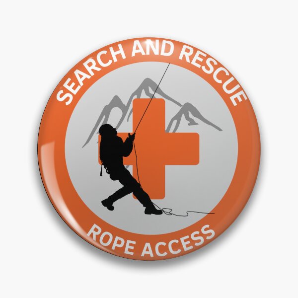 Item preview, Search and Rescue Volunteer Wilderniss Rescue Badge First Aid designed and sold by TheContactor.