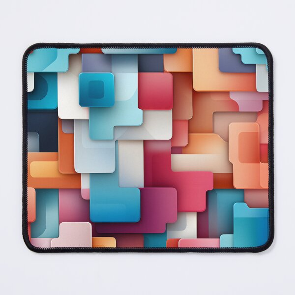 Item preview, Colorful 3d abstract pattern designed and sold by enipra.