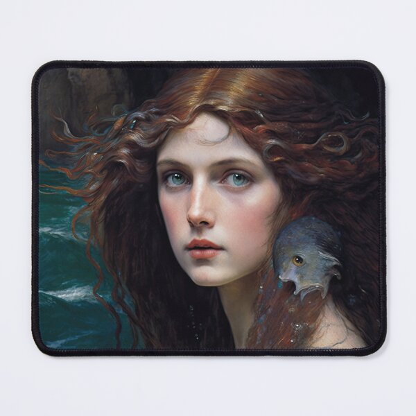 Item preview, Pre-Raphaelite Mermaid designed and sold by el3v3n11art.