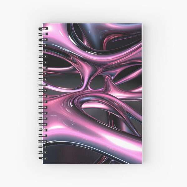 liquid chrome, metal pink futuristic, liquid Poster by lyahuasca