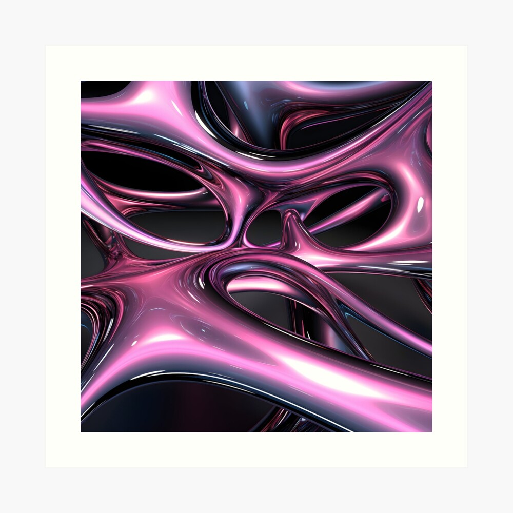 Premium Photo  Abstract liquid chrome futuristic background