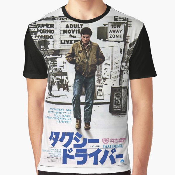 Taxi Driver Japanese Poster Graphic T-Shirt