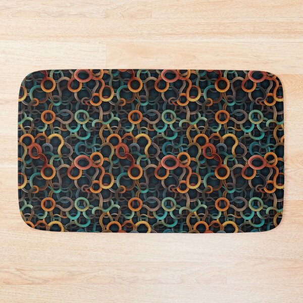 Item preview, Modern design in pop art style, reminiscent of cord loops and nets designed and sold by Pflugart.