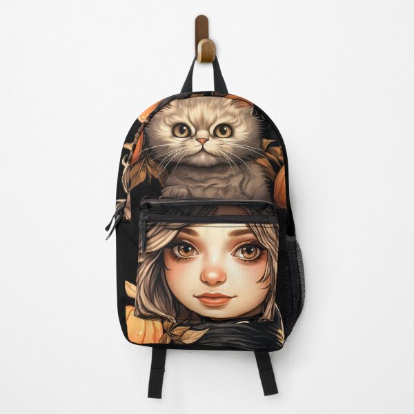 Item preview, Halloween Witch with Cat designed and sold by SteadyRolling.