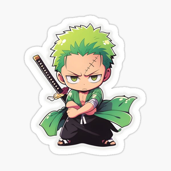 Chibi Roronoa Zoro Sticker