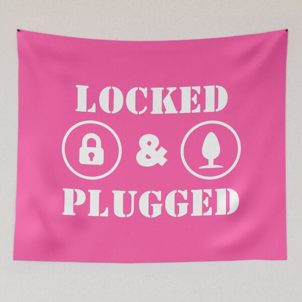 Item preview, Locked and Plugged Sissy Chastity Locktober designed and sold by SISSY4SISSIES.