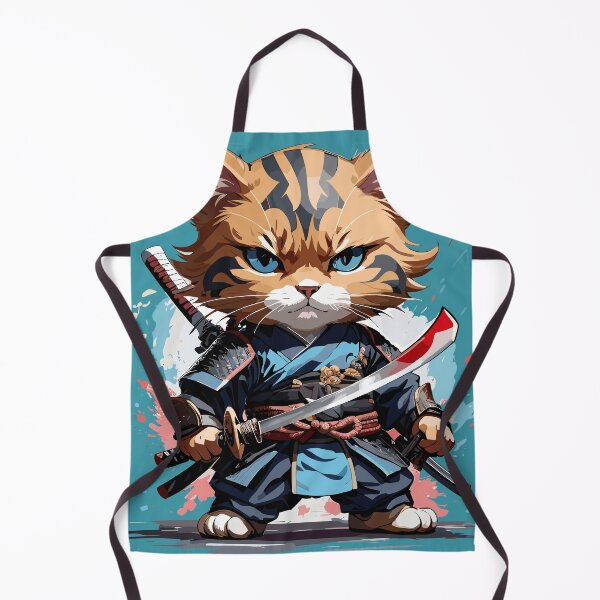 Item preview, Whiskered Warrior designed and sold by PixelStroke.
