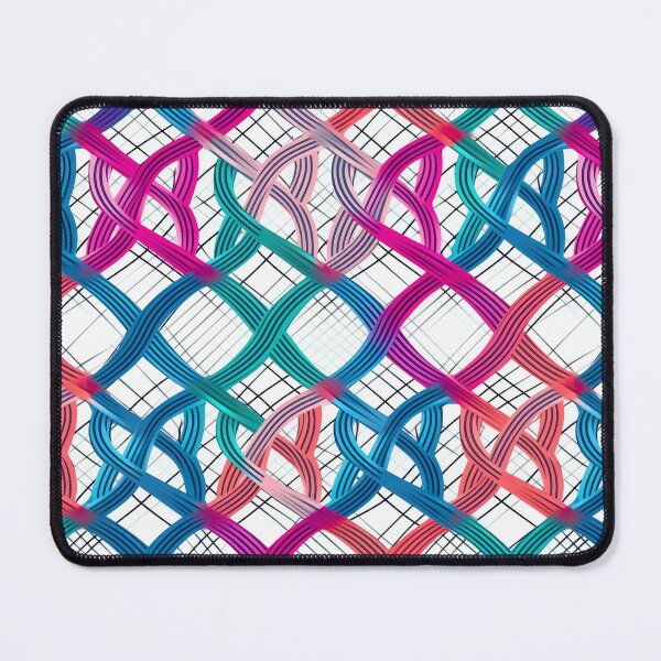 Item preview, Modern design in pop art style, reminiscent of cord loops and nets designed and sold by Pflugart.