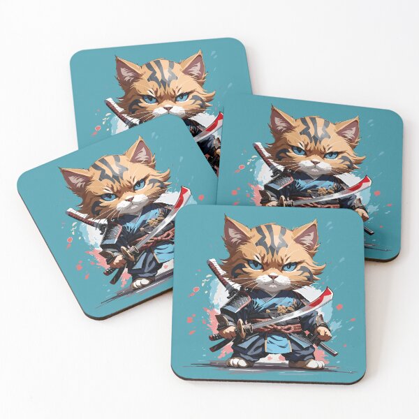 Item preview, Whiskered Warrior designed and sold by PixelStroke.