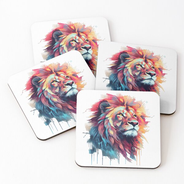 Item preview, Majestic Lion head, Digital Painting designed and sold by OlmArtify.