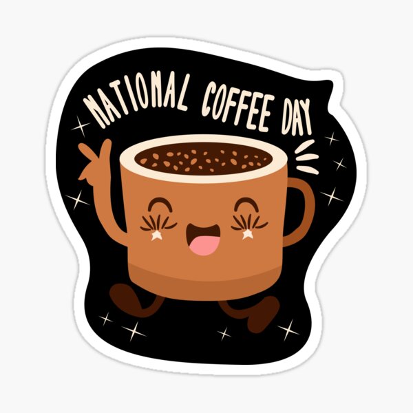 Item preview, National Coffee Day designed and sold by orawan-koong.