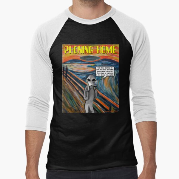 Phoning Home Baseball ¾ Sleeve T-Shirt