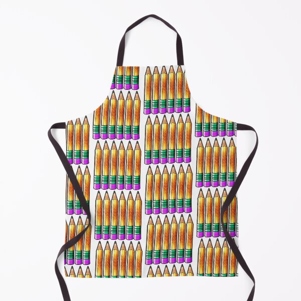 Item preview, Comic Art Textured Yellow Pencils Laptop Sticker and Shirt Design by Zeesdesign on Redbubble designed and sold by ZEESDESIGN.