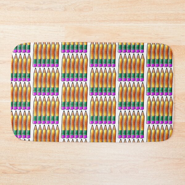 Item preview, Comic Art Textured Yellow Pencils Laptop Sticker and Shirt Design by Zeesdesign on Redbubble designed and sold by ZEESDESIGN.