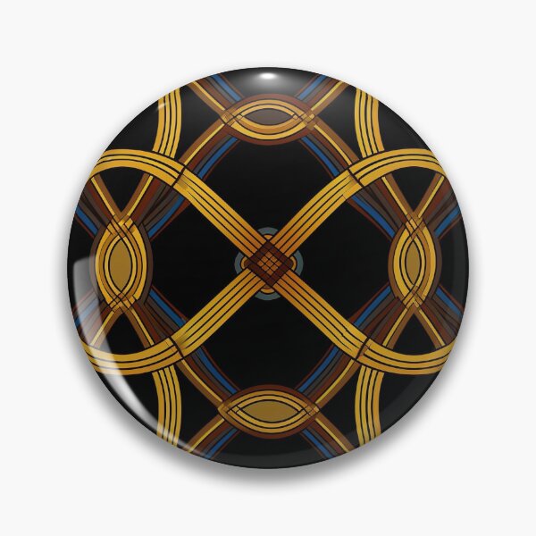 Item preview, Modern design in pop art style, reminiscent of cord loops and nets designed and sold by Pflugart.