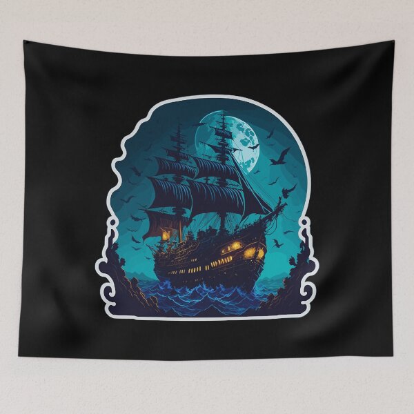 Item preview, Ghost Pirate Ship designed and sold by YrtemmyS.