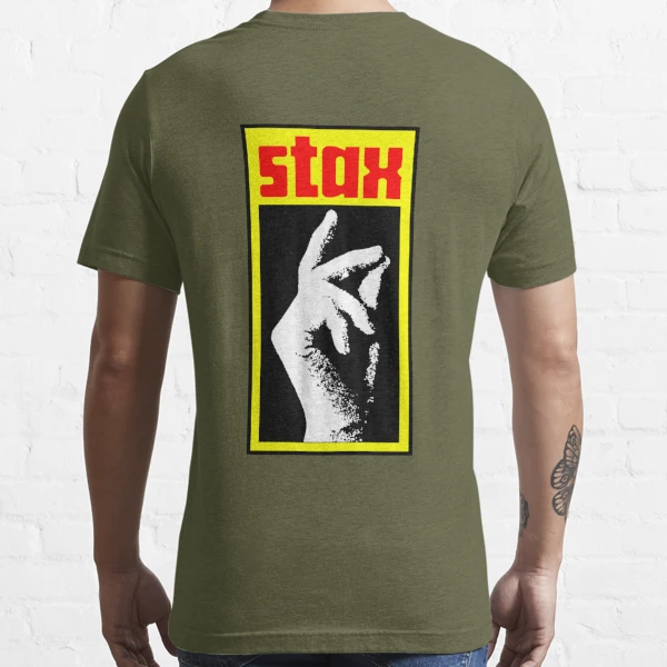 STAX bold text design Essential T-Shirt for Sale by GetItGiftIt