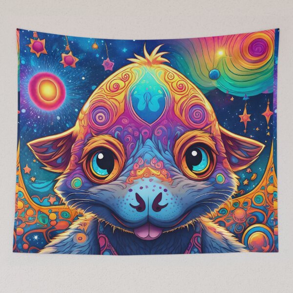 Item preview, trippy pet designed and sold by patternshoprad.