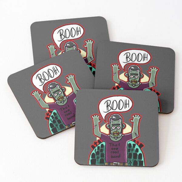 Item preview, Frankenstein Monster Booh Cemetery Cartoon designed and sold by Skaxolotl.