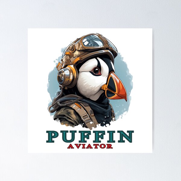 Item preview, Puffin Along - Whimsical Bird Adventures designed and sold by ⭐Beatiful House⭐.