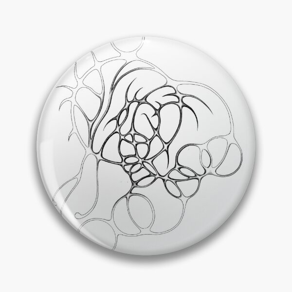 Item preview, abstract organic shape, drawn tribals designed and sold by lyahuasca.