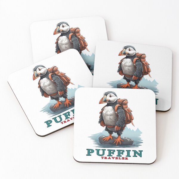 Item preview, Puffin Along - Whimsical Bird Adventures designed and sold by ⭐Beatiful House⭐.