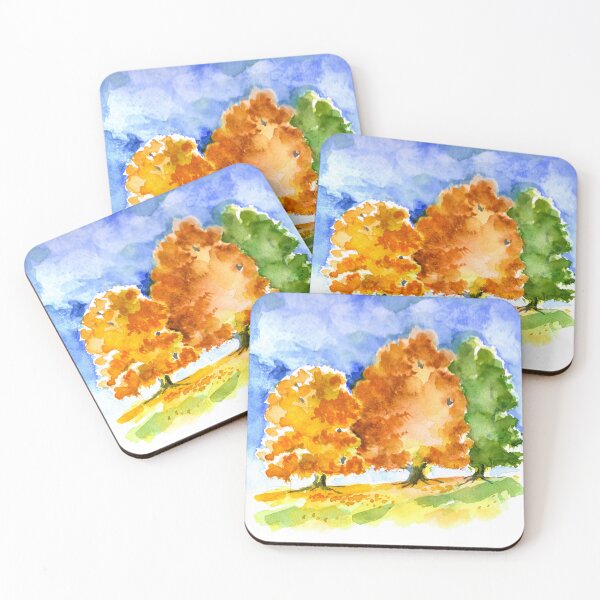 Item preview, Autumn trees designed and sold by Roselyn Snead.