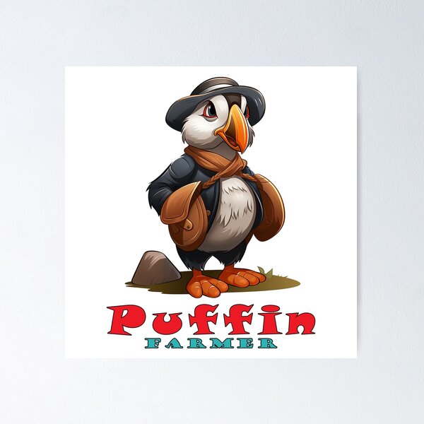 Item preview, Puffin Along - Whimsical Bird Adventures designed and sold by ⭐Beatiful House⭐.