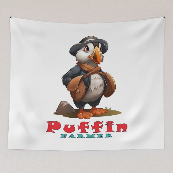 Item preview, Puffin Along - Whimsical Bird Adventures designed and sold by ⭐Beatiful House⭐.