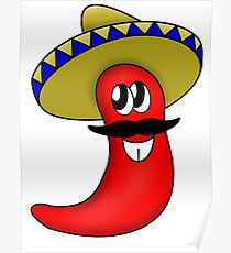 Sombrero Chilli Poster