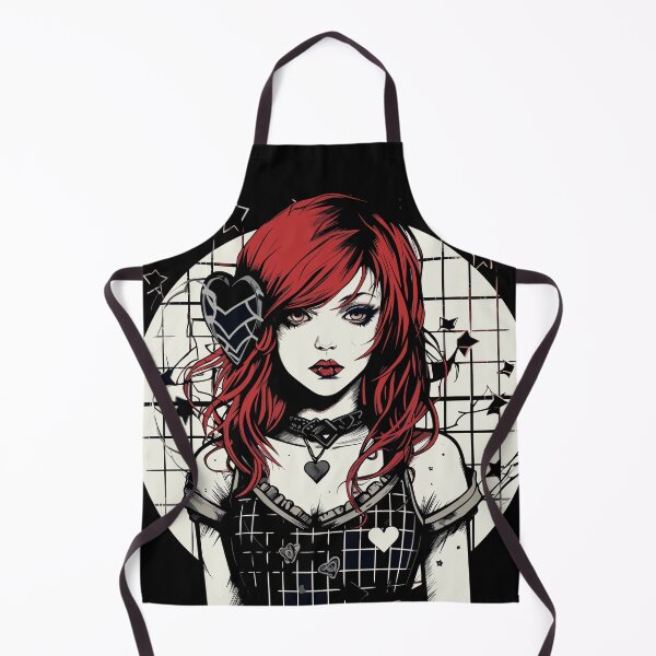 Item preview, Red-Haired Goth Girl: Dark Elegance designed and sold by BNCH44.