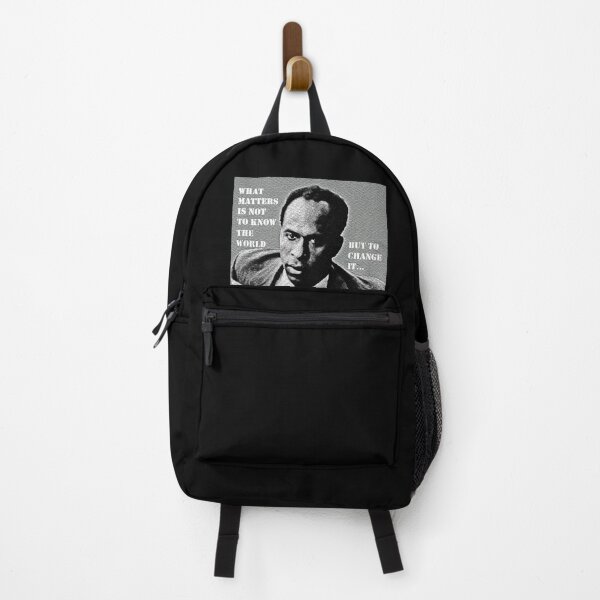Item preview, Franz Fanon quote: What matters is not to know the world but to change it. designed and sold by Tony Cisse.