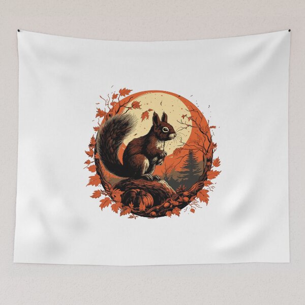 Item preview, Squirrel in Autumn Wonderland designed and sold by Promagine.