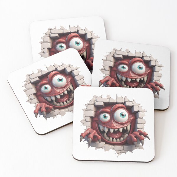Item preview, Wacky Wall Monster. designed and sold by popa-che.
