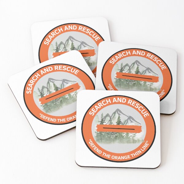 Item preview, Search and Rescue - Thin Line- Defend the Orange Thin Line designed and sold by TheContactor.