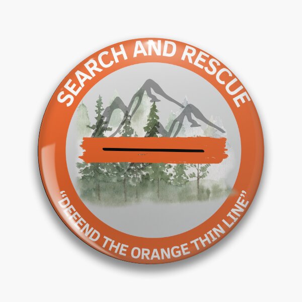 Item preview, Search and Rescue - Thin Line- Defend the Orange Thin Line designed and sold by TheContactor.