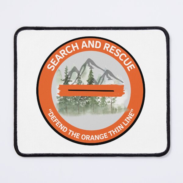 Item preview, Search and Rescue - Thin Line- Defend the Orange Thin Line designed and sold by TheContactor.