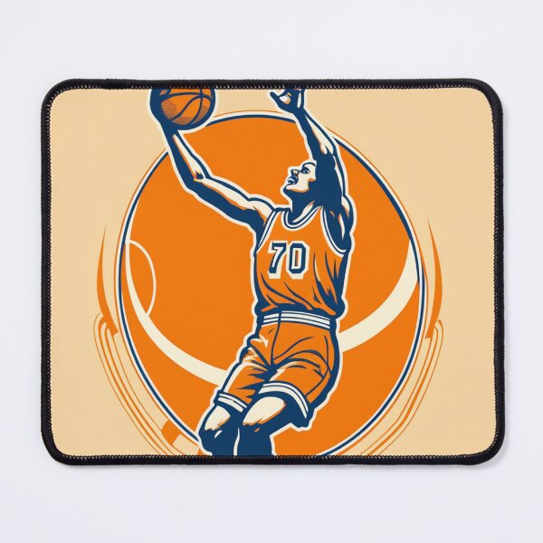 Item preview, 70s Basketball Slam Dunk designed and sold by Eandbeyond.