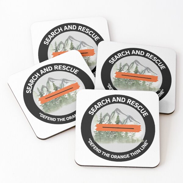 Item preview, Search and Rescue - Orange Thin Line- Defend the Orange Thin Line designed and sold by TheContactor.