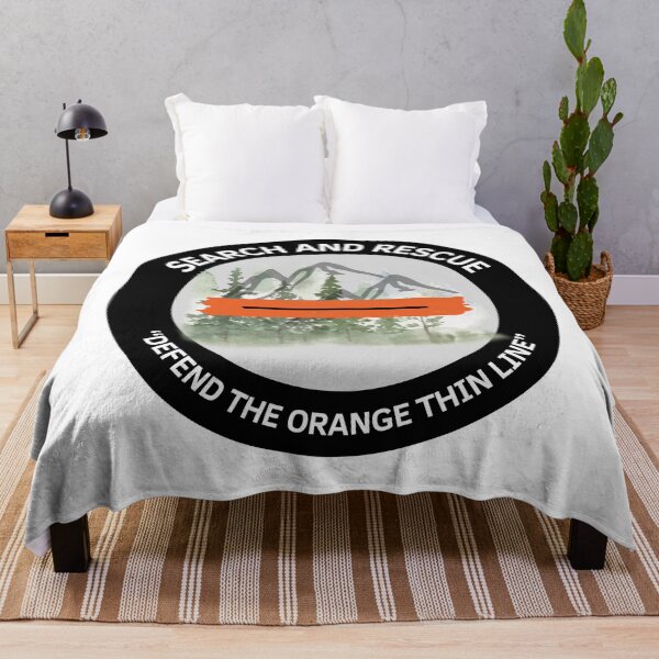 Item preview, Search and Rescue - Orange Thin Line- Defend the Orange Thin Line designed and sold by TheContactor.